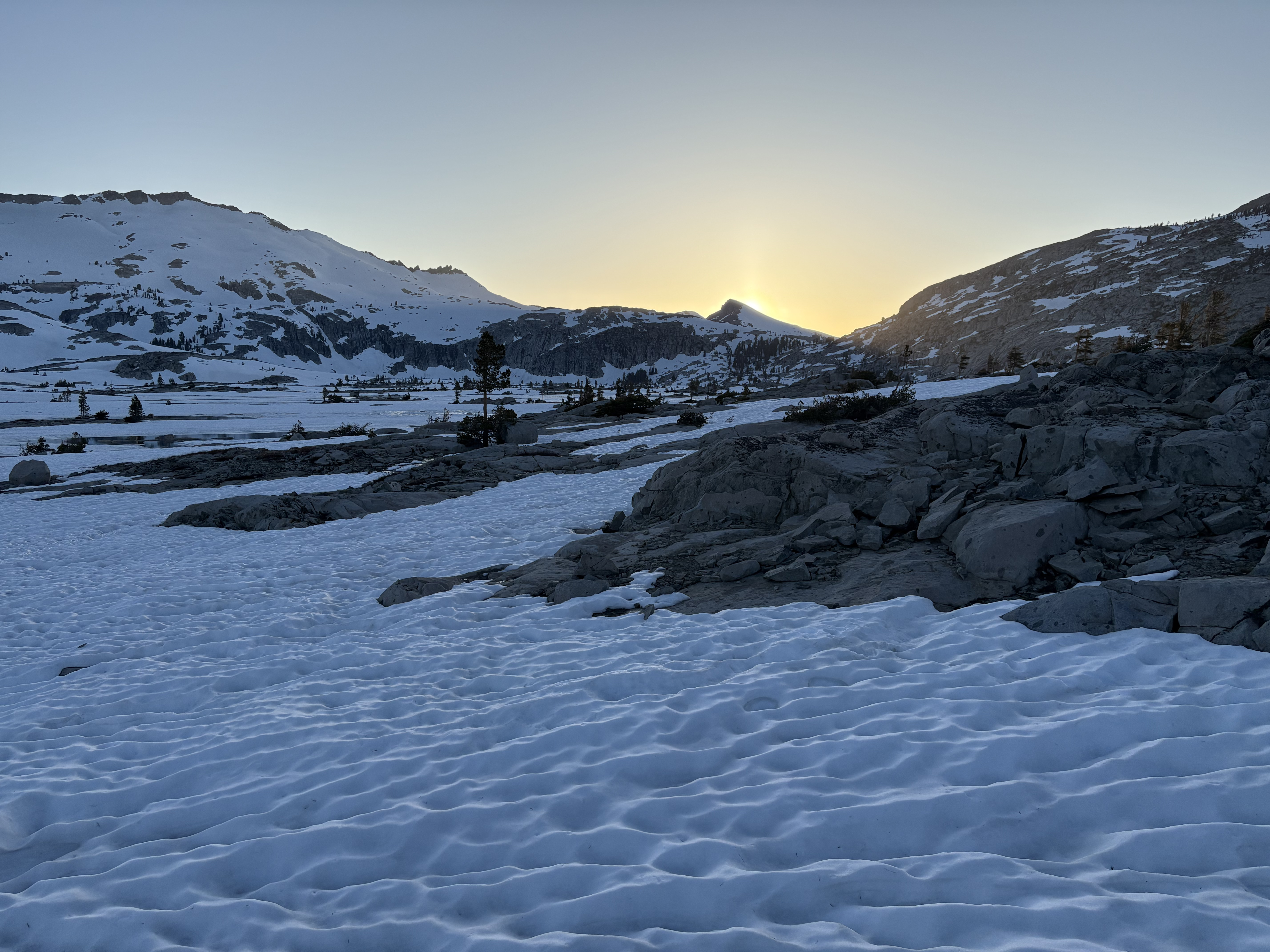 Alpine terrain and rock formations