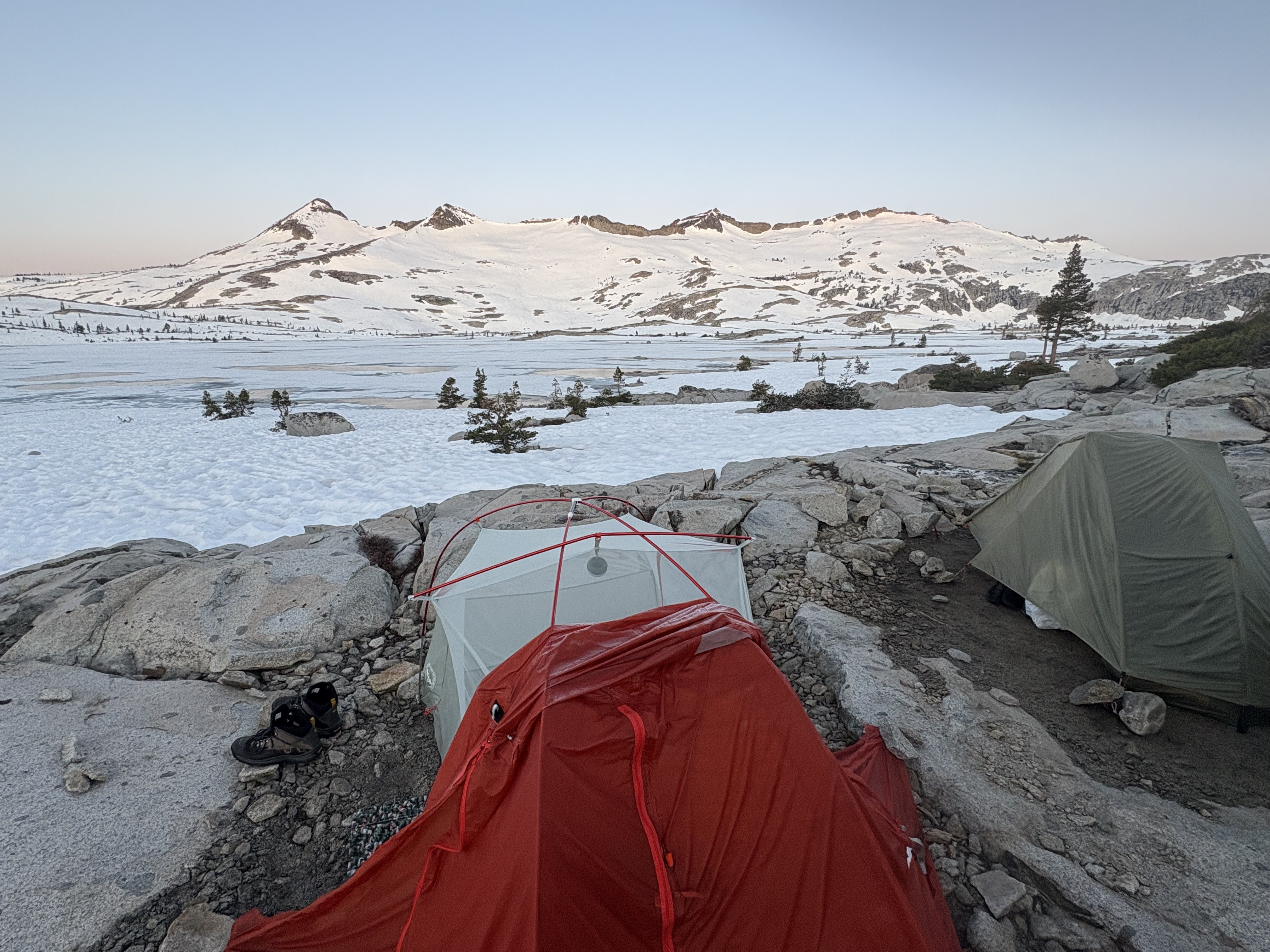 Mountain pass and ridges